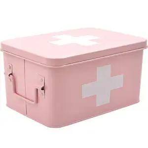 가정용 철제 응급 구급상자 보관함 약상자 약 약통