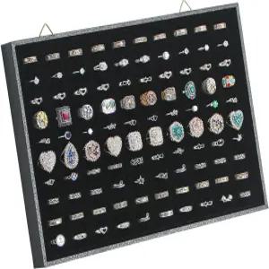 펭업 100 슬롯 링 홀더 정리함 벽걸이 공급업체용 주얼리 디스플레이 트레이 귀걸이 커프링크 보관 접시