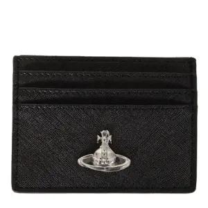 26SS 여성 사피아노 레더 카드지갑 블랙 54030004W S0021 N401