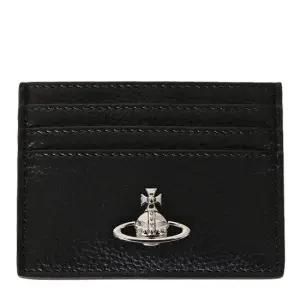 26SS 여성 그레인 레더 카드지갑 블랙 54030004W S000D N403