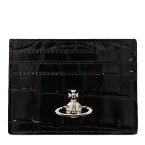 26SS 여성 크로커다일 카드지갑 블랙 54030004W L0098 N401