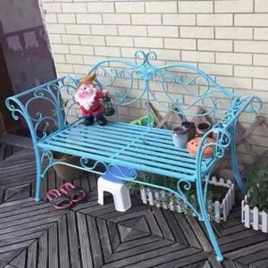 야외 철제 벤치 사진 공원 빈티지 야외벤치 등받이