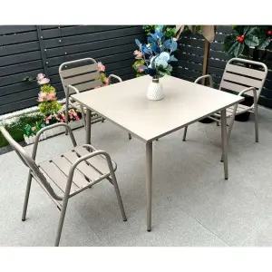 야외 테이블 알루미늄 옥상 정원 실외 세트 루프탑