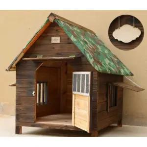 원목 강아지집 애견 대형 야외 대형견 라탄 편한