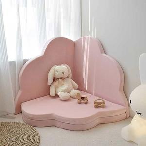 꽃잎 코너 매트 모서리 바닥 꽃잎모양 벨벳 침대방