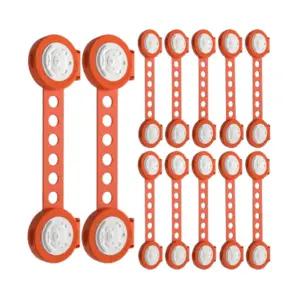 원더파파 유아 서랍 싱크대 잠금 장치 오렌지 X12개 BNS