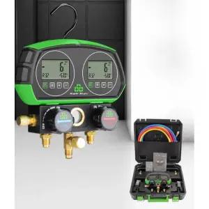 매니폴드게이지 에어컨 냉매측정 매니폴드 진공작업 측정