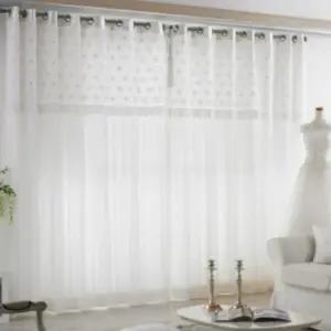 지나송 암막 커튼 로망 웨딩스타일 봉 소형 화이트 BNS