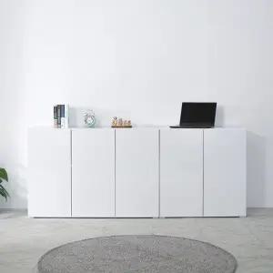 [다오름][착불배송] 다빈 2000 거실장 TV거실장 거실수납장 다용도수납장