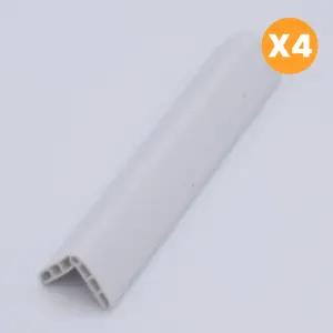 원더파파 유아 모서리 보호대 에어쿠션 화이트 1.2MX4 BNS