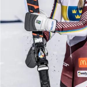 헤스트라 여성 스키 방한 장갑 가죽 보드 화이트 S BNA