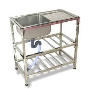 간이 싱크대 계수대 탕비실 베란다 농막 소형 이동식 캠핑장 배수구