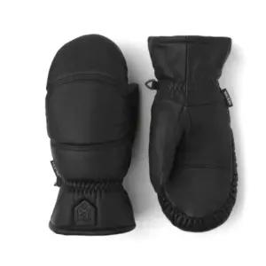 헤스트라 여성 방한 벙어리 장갑 스키 눈 썰매 가죽 S BNA