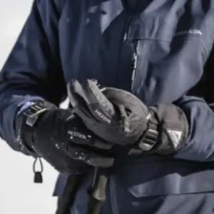 헤스트라 여성 스키 가죽 장갑 방한 건틀렛 블랙 S BNA