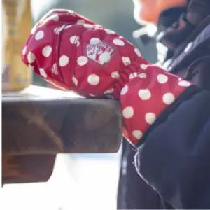 헤스트라 여아 어린이 스키 장갑 7살 지프 롱 레드 4 BNA