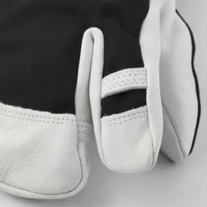 헤스트라 키즈 어린이 스키 썰매 유아 장갑 삼지 블랙 BNA