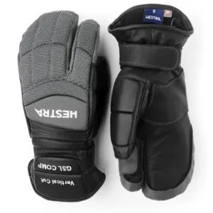 헤스트라 3핑거 삼지 스키 가죽 장갑 레이스 블랙 XS BNA