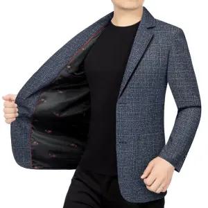 남자정장재킷 정장 자켓 가을 아우터 얇은 캐주얼 슬림 코트 평상복 싱글 양복 원템3