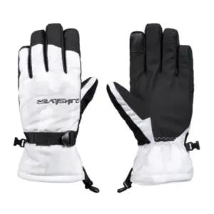 퀵실버 화이트 겨울 장갑 스키 썰매 등산 스포츠 L BNA