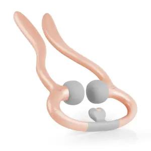 괄사 아텍스 리라비트 목 어깨 승모근 핸디형 진동 마사지기 핑크(AA건전지 별도) KXL3400