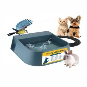 얼지않는 닭물통 닭장 보온물그릇 강아지 모이통 온열