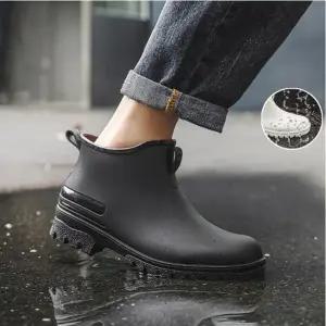[룽스]방수 여름아이템 안전화 남성 레인부츠