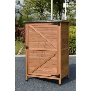 간이창고 우드 농막 옥상 마당 원목 간이 소형 수납장