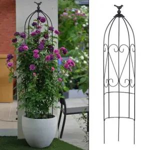 오벨리스크 장미 덩굴 넝쿨 지주대 프레임 아치 철제