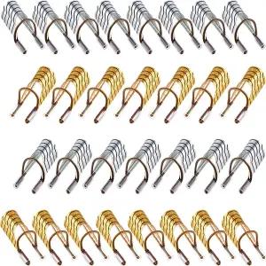 20개 재사용 가능한 네일 연장 폼 가이드 프로텍터 팁 살롱 가정용품용 아크릴 UV 젤 프로텍터(골드 실버)