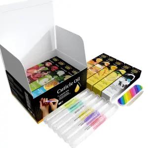 미스 포에버 15개 큐티클 오일 펜 벌크 브러시 팩이 포함된 네일 가벼운 냄새 자연 향 5ml / 튜브 용기