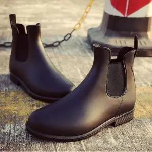 [룽스]옆 밴딩 첼시부츠 패션장화 레인부츠 장화