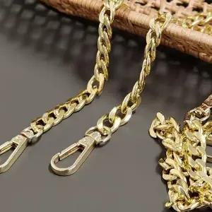 [룽스]가방손잡이 리폼 가방끈 골드 40cm