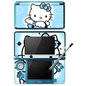 닌텐도 3DS 콘솔과 호환되는 스킨허브 키티 블루 요정 게임 스킨