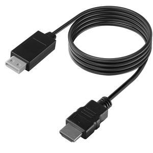 HDMI 포트가 있는 풀 HD 1080P 장치, WiI, U, HDTV, 모니터(블랙)와 호환되는 HOXIBSL 5피트 WiI에서 변환기 케이블 어댑터 사용 가능