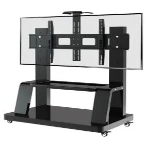 이동형 TV 거치대 높이조절 거실용 무빙 이동식 고중량