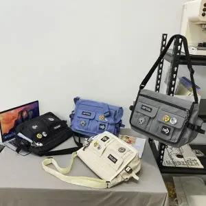 [룽스]메신저백 캐주얼 대학생가방 커플 가방