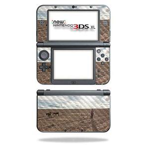 닌텐도 뉴 3DS XL용 마이티스킨 탄소 섬유 스킨 (2015) - 버런 씬 | 보호, 내구성 있는 질감의 마감 쉽게 적용, 제거 및 스타일 변경 가능 미국산