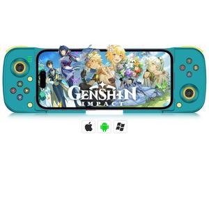 / iOS Android 삼성 태블릿 PC용 무선 게임패드 조이스틱(백 버튼 포함), 아날로그 트리거, 스트레처블, 콜 오브 듀티를 위한 직접 플레이, 젠신 임팩트