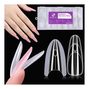 집에서 살롱-완벽한 샌드위치 네일 폼 빌더 젤용 젤리크 EC 듀얼 - 2026 익스텐션 몰드 젤 스태킹 금지 DIY