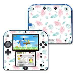 닌텐도 2DS 랩 스티커 스킨과 호환되는 마이티스킨 스킨 플라워 파워 화이트