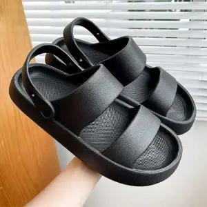 [룽스]남자샌들스타일 샌들 캐주얼 검정 슈즈