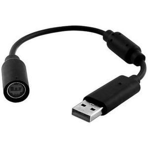 Xbox 360 컨트롤러 케이블용 Juroicessry 1Pc 블랙 USB 분리형 PC 케이블 코드 어댑터 변환기