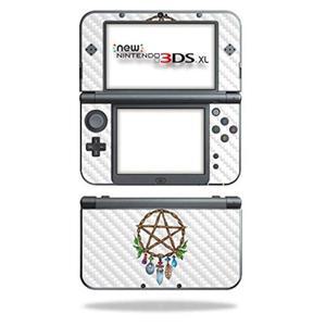 닌텐도 뉴 3DS XL (2015)용 마이티스킨 탄소 섬유 스킨 - 펜타클 참 | 보호, 내구성 있는 질감의 마감 쉽게 적용, 제거 및 스타일 변경 가능 미국산