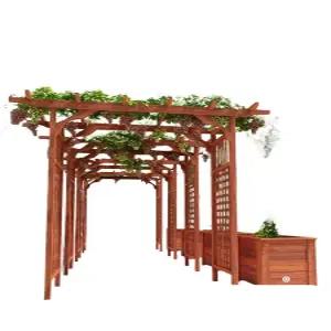 정원 아치 방부목 지지대 대문 화단 넝쿨 꾸미기 장미
