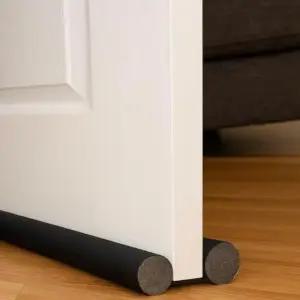 체고스 대형 도어 드래프트 스토퍼 36인치 아래 소음 차단기 블랙 갭 가드 하단 조절 가능 스윕 씰 홈 필수