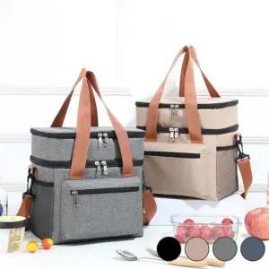 [룽스]스페이스 아기보냉백 보온보냉 런치백 2단