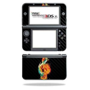 닌텐도 뉴 3DS XL (2015)용 마이티스킨 탄소 섬유 스킨 - 음악 재탄생 | 보호, 내구성 있는 질감의 마감 쉽게 적용, 제거 및 스타일 변경 가능 미국산