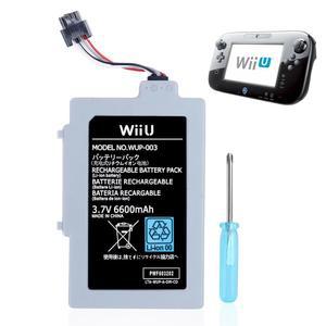 닌텐도 U 게임패드 WUP-010, WUP-012와 호환되는 UCEC 6600mAh 배터리 교체용 충전식 팩 액세서리