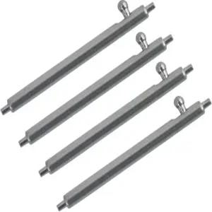 RECHERE 4PCS 퀵 릴리스 스프링 바 스테인리스 스틸 시계 핀 직경 15mm