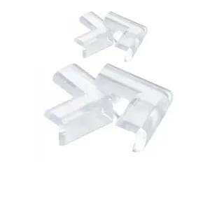 어린이집안전용품 뾰족한 코너 부분에 설치 투명 모서리 쿠션 4입 6mm